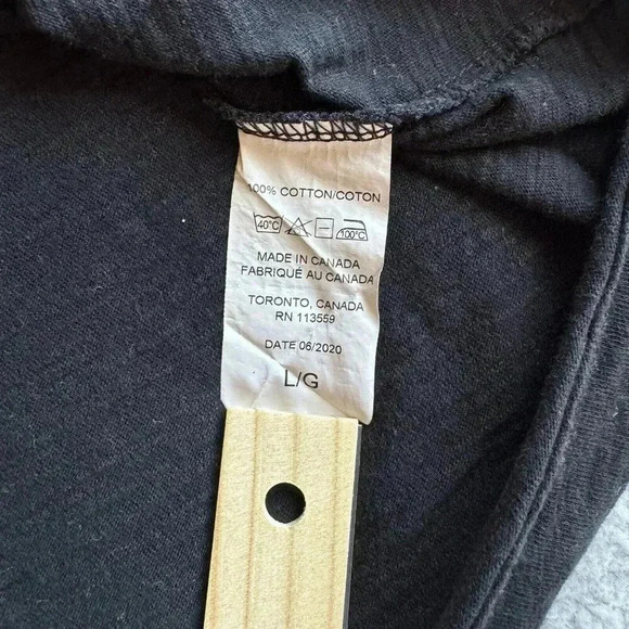 HIRO CLARK‎ Sir Black Men’s Short Sleeve T-shirt Size Large 2020 Tee Top Mens - Picture 4 of 5